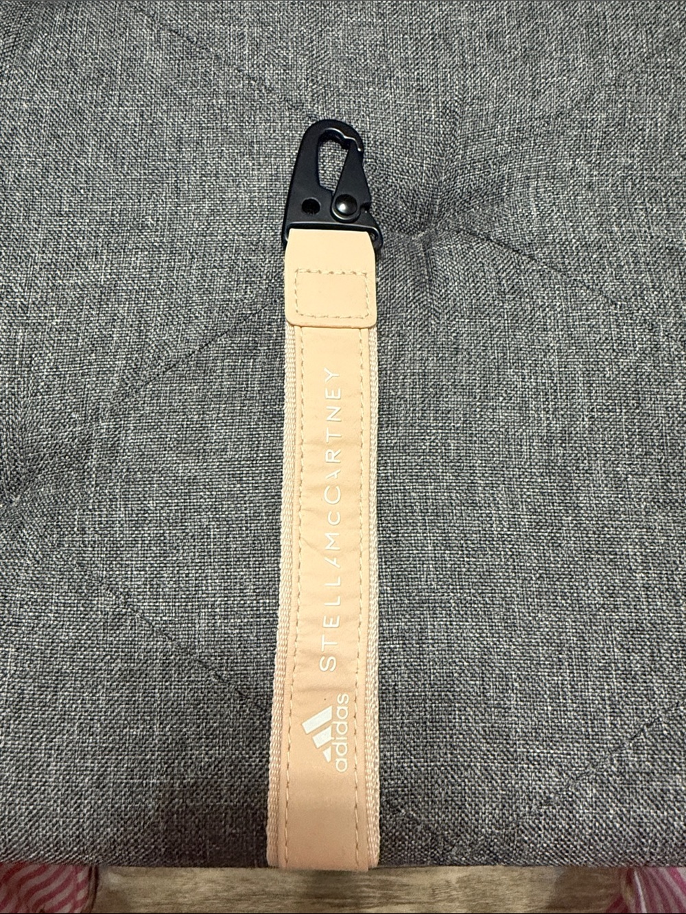Adidas by Stella McCartney Beige & Black Key/Card Holder Strap